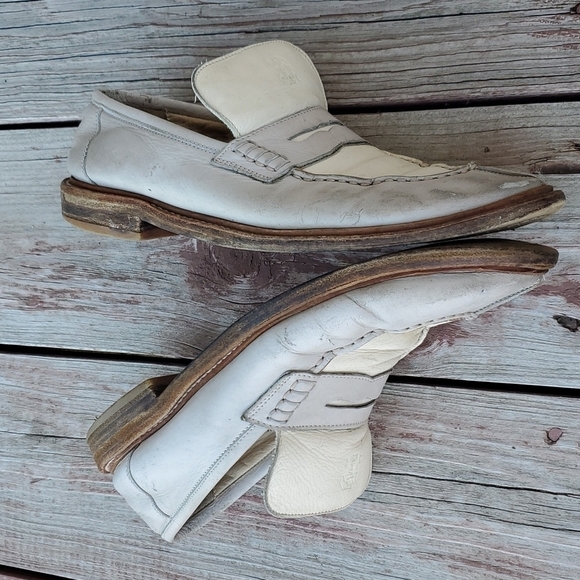 Brunello Cucinelli Vintage Y2K Loafer Women Leather Flats shoes sz 38.5/8.5 - Picture 7 of 13